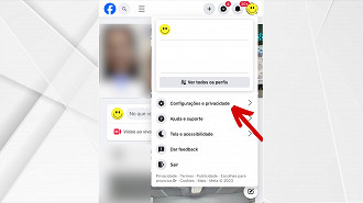 Passo 2 de: Como acessar a lixeira do Facebook - Via Site