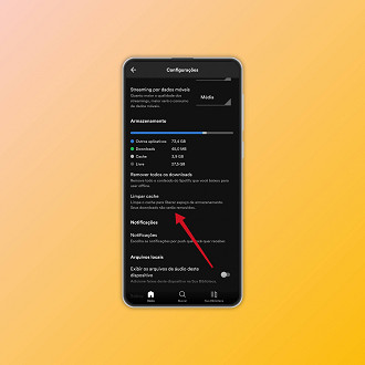 Passo 3 de: Como limpar o cache do Spotify (Android)
