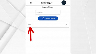 Passo 5 de: Como cadastrar o smartphone no app Celular Seguro?