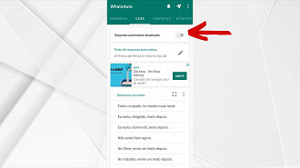 Passo 5 de: Como colocar mensagem automática no WhatsApp?