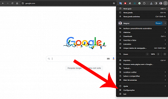 Passo 2 de: Como deletar senhas salvas no Google Chrome