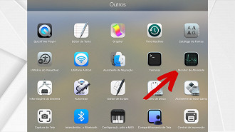 Passo 3 de: Como abrir o monitor de atividades via Launchpad?