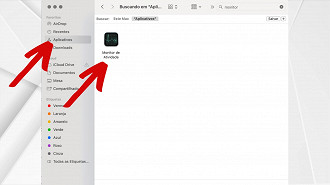 Passo 2 de: Como abrir o monitor de atividades via Finder?