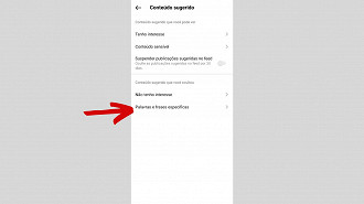 Passo 4 de: Como Bloquear Assuntos Específicos no Instagram?