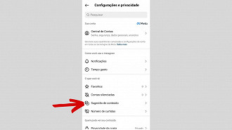 Passo 3 de: Como Bloquear Assuntos Específicos no Instagram?