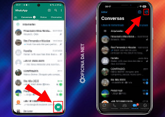 Passo 1 de: Como mandar WhatsApp para quem não é contato?