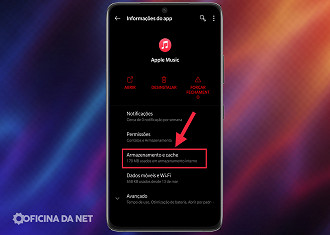 Passo 6 de: Como limpar o cache do Apple Music no Android