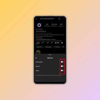 Passo 3 de: Como silenciar alguém no Instagram