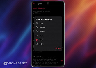 Passo 3 de: Como limitar o cache do Apple Music no Android