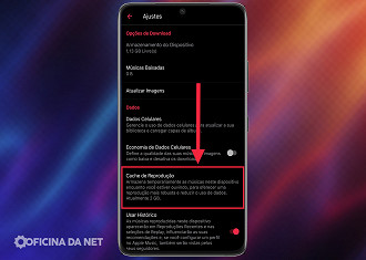 Passo 2 de: Como limitar o cache do Apple Music no Android