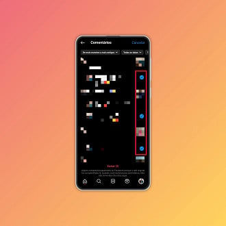 Passo 5 de: Como excluir vários comentários de uma só vez no Instagram