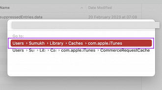 Passo 4 de: Como limpar o cache do Apple Music em PC macOS