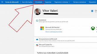 Passo 1 de: Como evitar que os aplicativos da Microsoft coletem suas informações