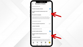 Passo 4 de: Como bloquear marcações no Instagram?