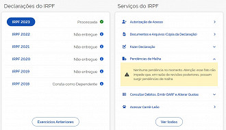 Passo 5 de: Como verificar se minha Declaração do IR caiu na malha fina?