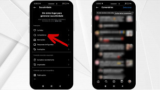 Passo 3 de: Como ver todos os seus comentários no Instagram via celular?