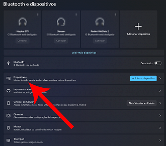 Passo 3 de: Como remover dispositivos Bluetooth no Windows 11