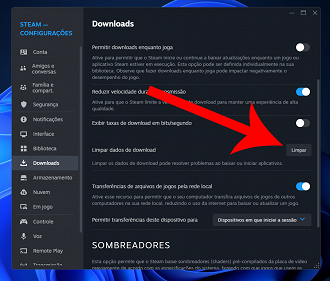 Passo 3 de: Como limpar o cache de download da Steam