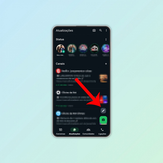 Como colocar áudio no status do WhatsApp