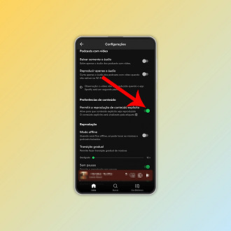 Passo 3 de: Como desativar conteúdo explícito no Spotify