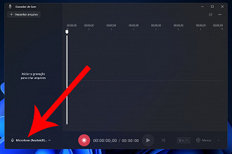 Passo 2 de: Como gravar áudio no Windows 11 nativamente