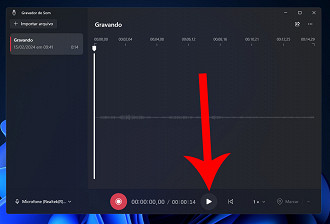 Passo 5 de: Como gravar áudio no Windows 11 nativamente