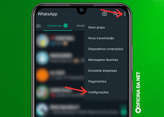 Passo 1 de: Como ativar as notificações de alta prioridade?