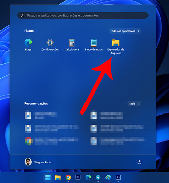Passo 1 de: Como verificar o espaço livre em disco no Windows 11