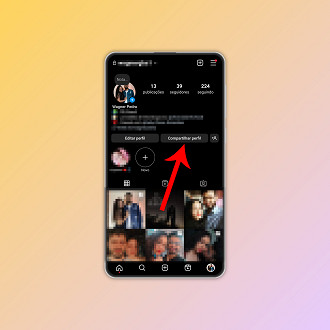 Passo 2 de: Como copiar o link do meu perfil no Instagram