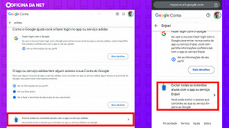 Passo 3 de: Como excluir conexões com apps terceiros no Gmail?