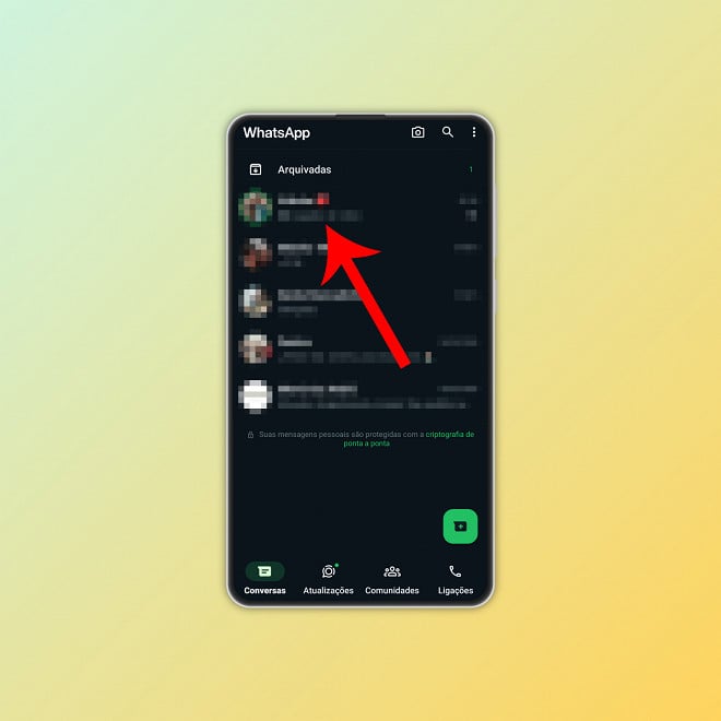 Como compartilhar a tela no WhatsApp em uma chamada de vídeo