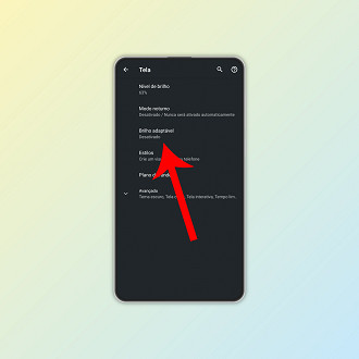 Passo 2 de: Como ativar o brilho adaptável no Android