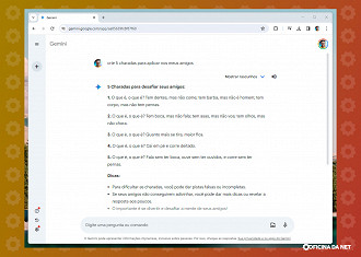 Passo 3 de: Como usar o Google Gemini?