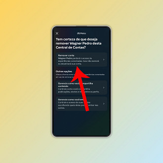 Passo 6 de: Como desvincular o Instagram do Facebook