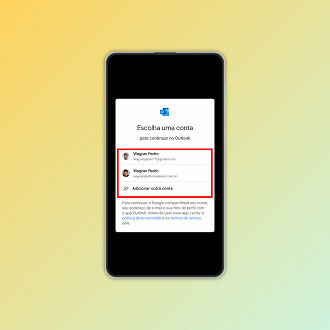 Passo 4 de: Como adicionar uma conta do Gmail no Outlook pelo celular