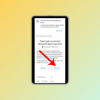 Passo 5 de: Como adicionar uma conta do Gmail no Outlook pelo celular