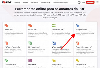 Passo 2 de: Como transformar um PDF em Word