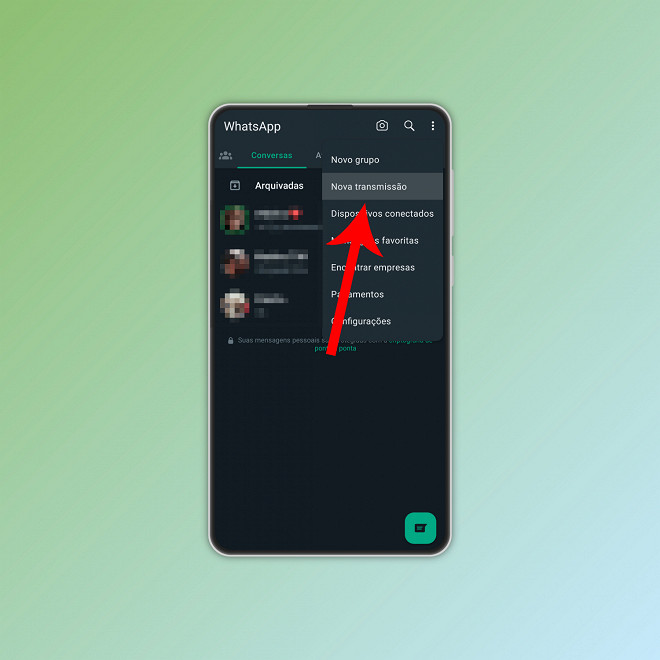Como enviar mensagem para todos os contatos no WhatsApp