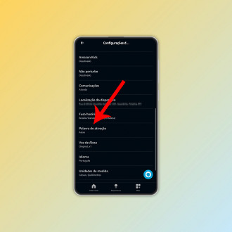 Passo 4 de: Como mudar a palavra de ativação da Alexa