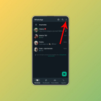 Passo 1 de: Como aumentar a fonte do WhatsApp no Android