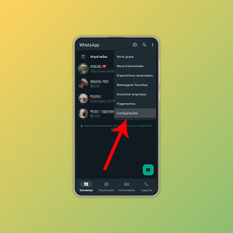 Passo 2 de: Como aumentar a fonte do WhatsApp no Android