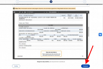 Passo 4 de: Como assinar um documento digitalmente usando a conta gov.br