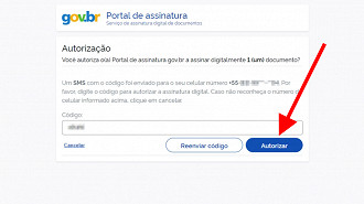 Passo 5 de: Como assinar um documento digitalmente usando a conta gov.br
