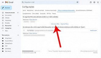 Passo 5 de: Como criar uma lista de remetentes seguros no Gmail