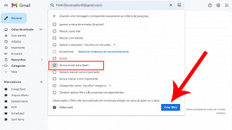Passo 7 de: Como criar uma lista de remetentes seguros no Gmail