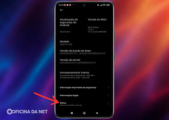 Passo 3 de: Como descobrir o meu número de celular pelas configurações do Android?