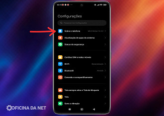 Passo 1 de: Como descobrir o meu número de celular pelas configurações do Android?