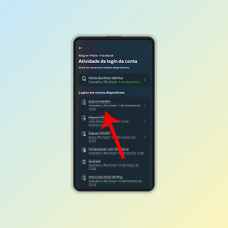 Passo 6 de: Como desconectar o Facebook de outro dispositivo pelo aplicativo
