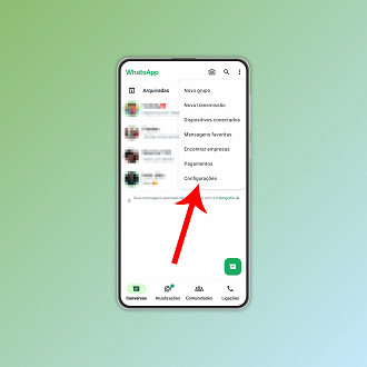 Passo 2 de: Como ativar o modo escuro no WhatsApp para Android