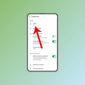 Passo 4 de: Como ativar o modo escuro no WhatsApp para Android